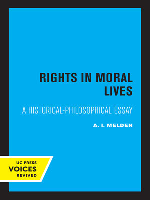 cover image of Rights in Moral Lives